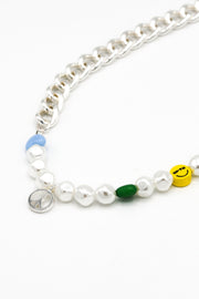 Earth Day Peace Beaded Necklace