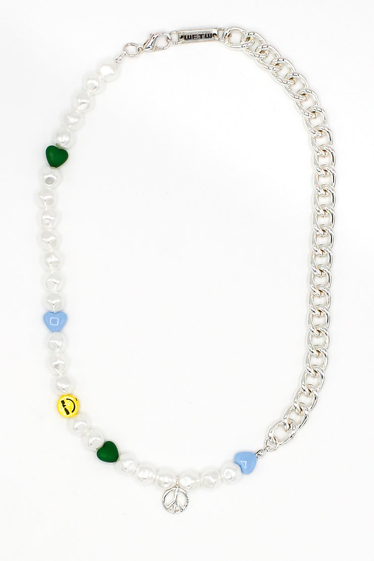 Earth Day Peace Beaded Necklace