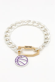 Slam Dunk Basketball Bracelet
