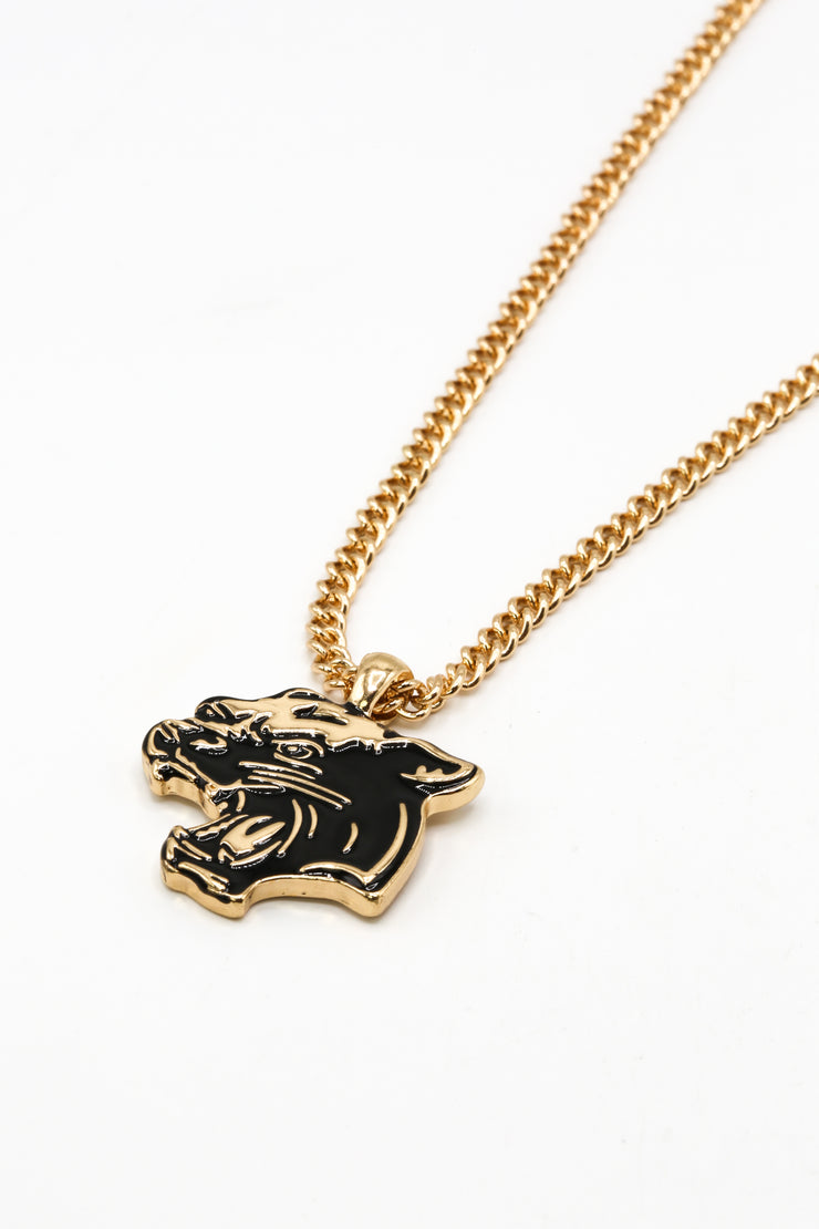 Wildcats Panther Face Necklace