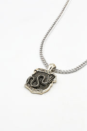 Street Smart Snake shield Pendant Necklace