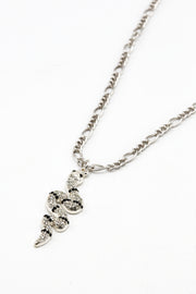 Welcome To The Jungle stone Snake Necklace