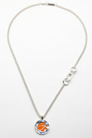 Baller Basketball Pendant Necklace