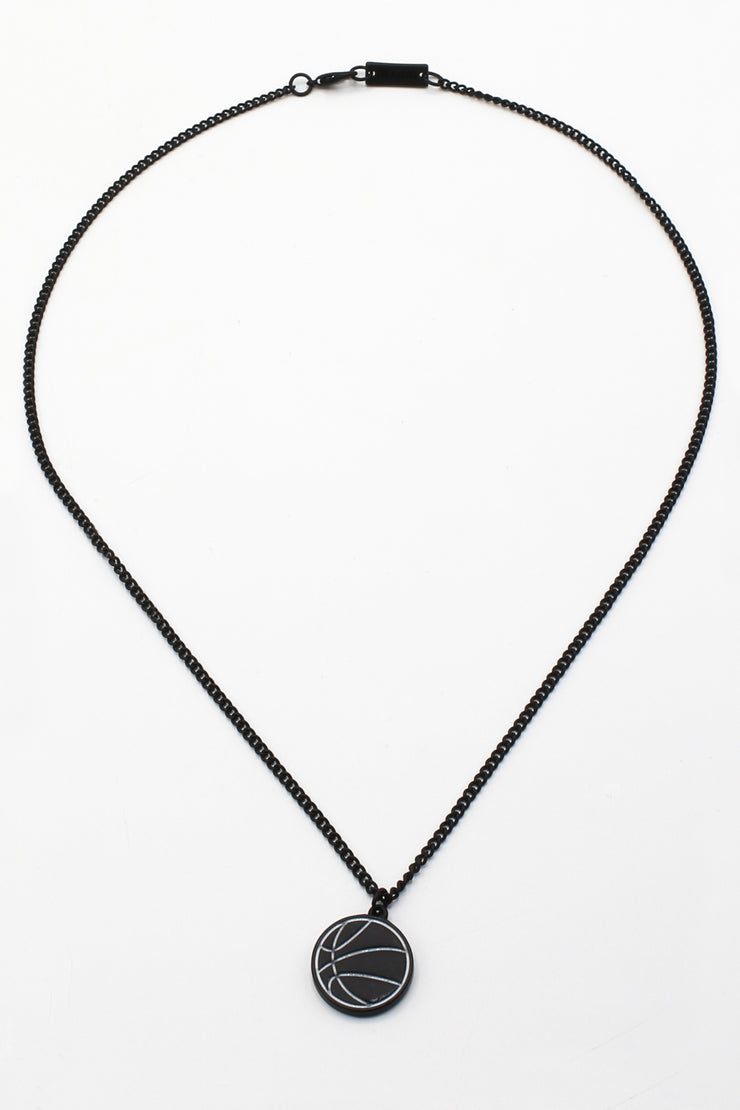 Slam Dunk Basketball Necklace