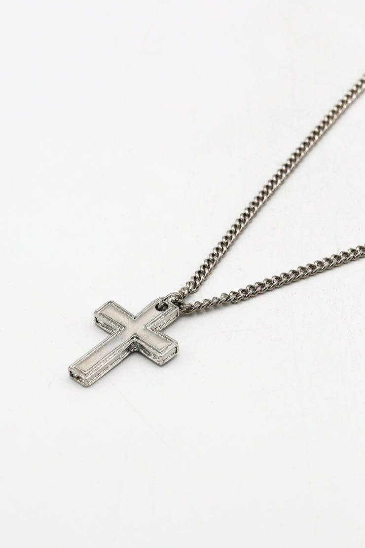 Open Link Cross Necklace