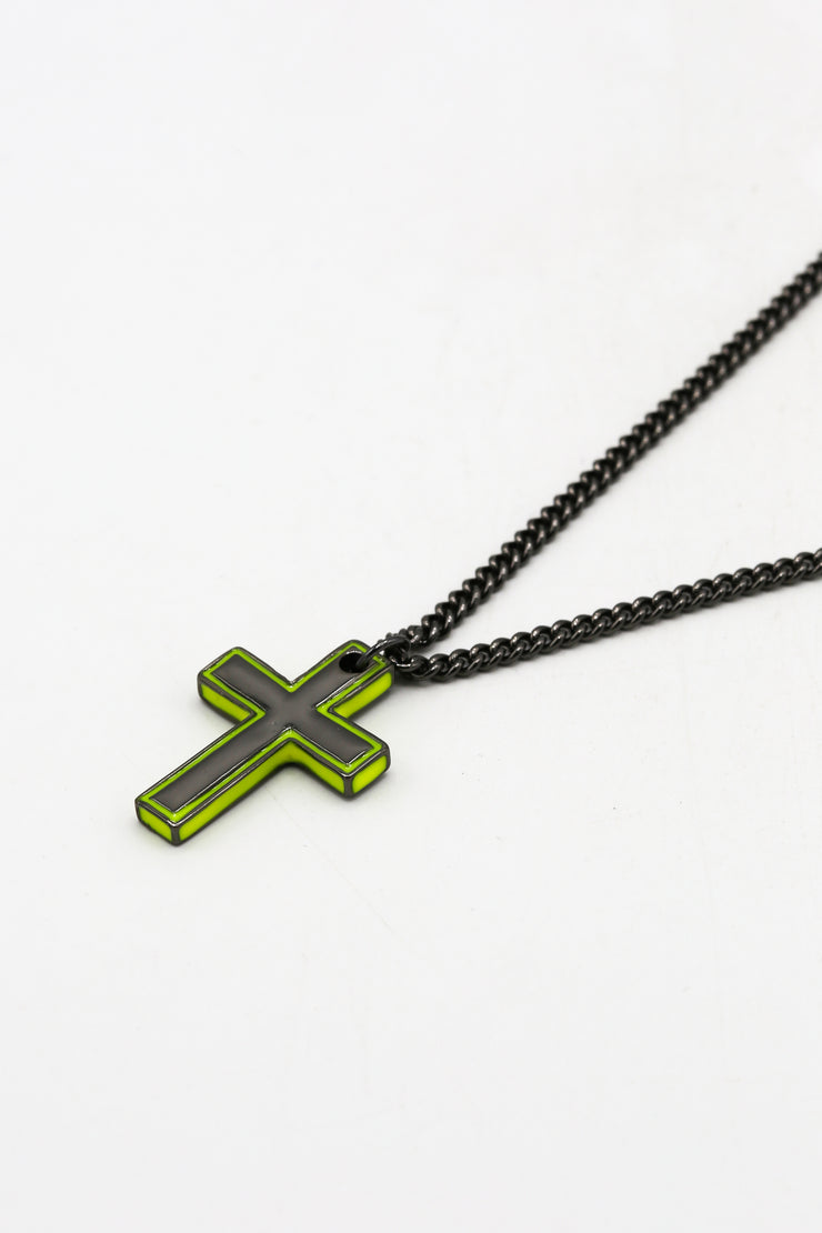 Open Link Cross Necklace