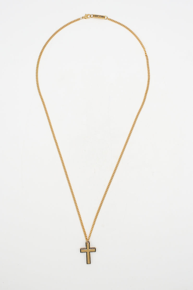 Open Link Cross Necklace