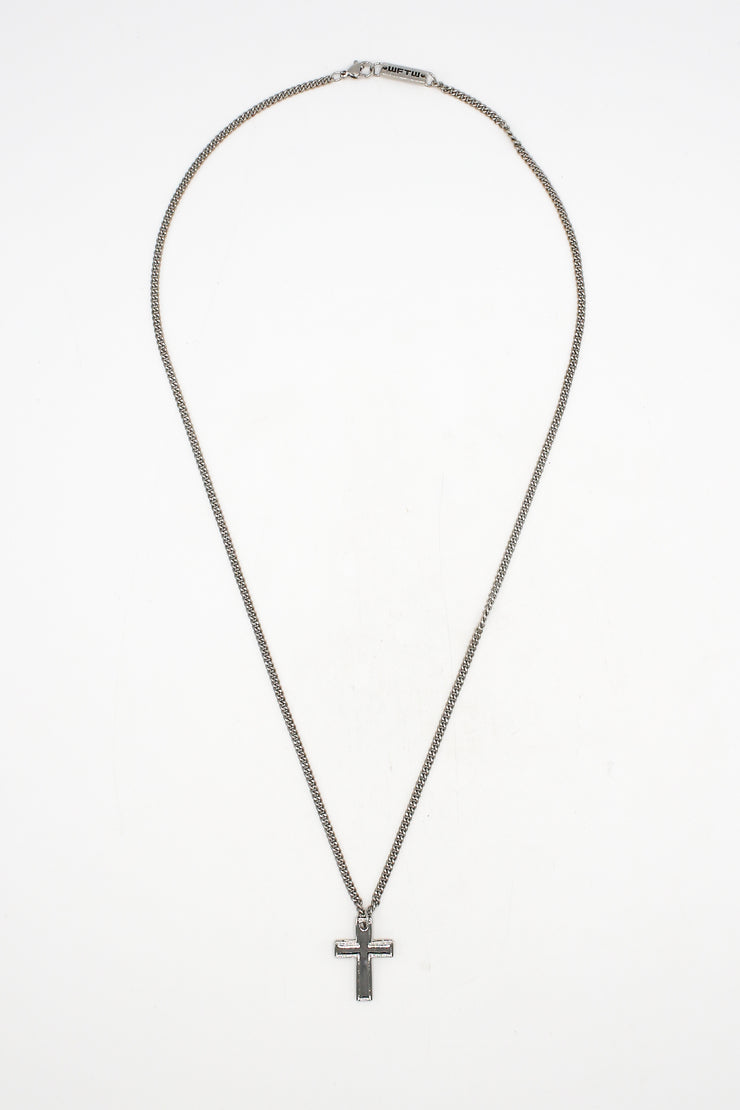 Open Link Cross Necklace