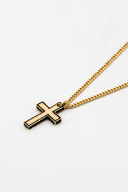 Open Link Cross Necklace